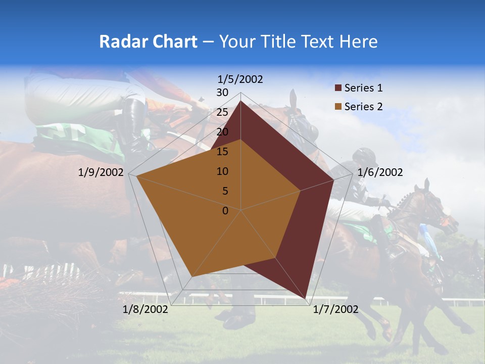 A Group Of People Riding On The Backs Of Brown Horses PowerPoint Template