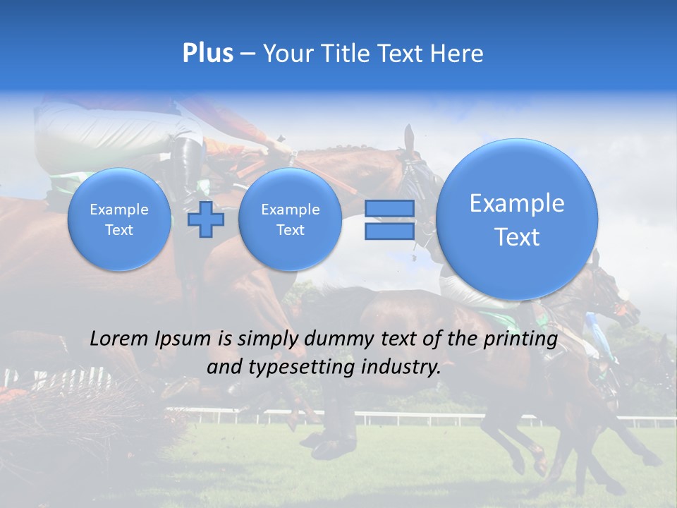 A Group Of People Riding On The Backs Of Brown Horses PowerPoint Template