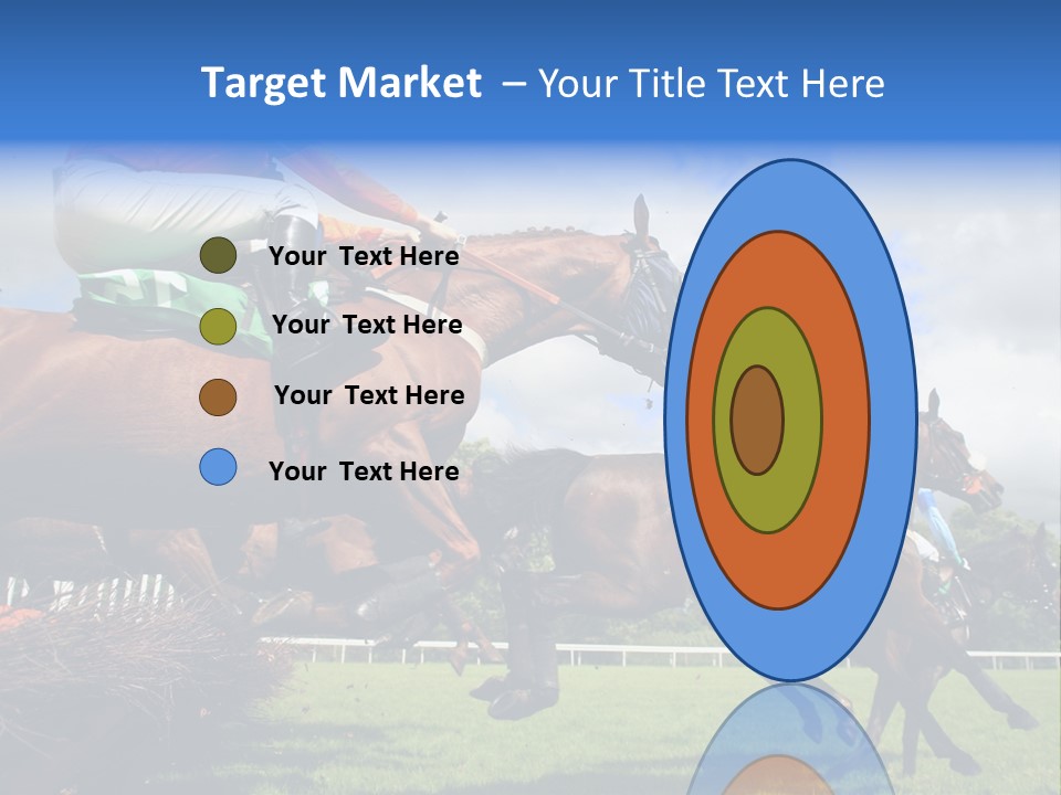 A Group Of People Riding On The Backs Of Brown Horses PowerPoint Template