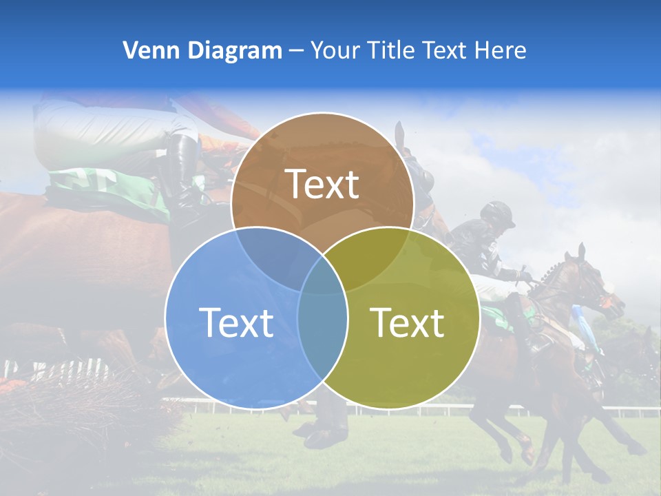 A Group Of People Riding On The Backs Of Brown Horses PowerPoint Template