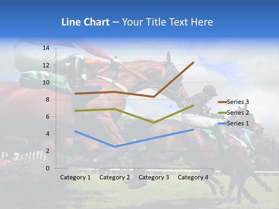 A Group Of People Riding On The Backs Of Brown Horses PowerPoint Template