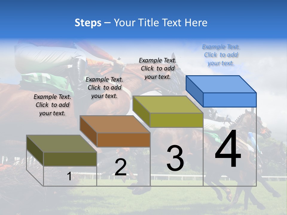 A Group Of People Riding On The Backs Of Brown Horses PowerPoint Template