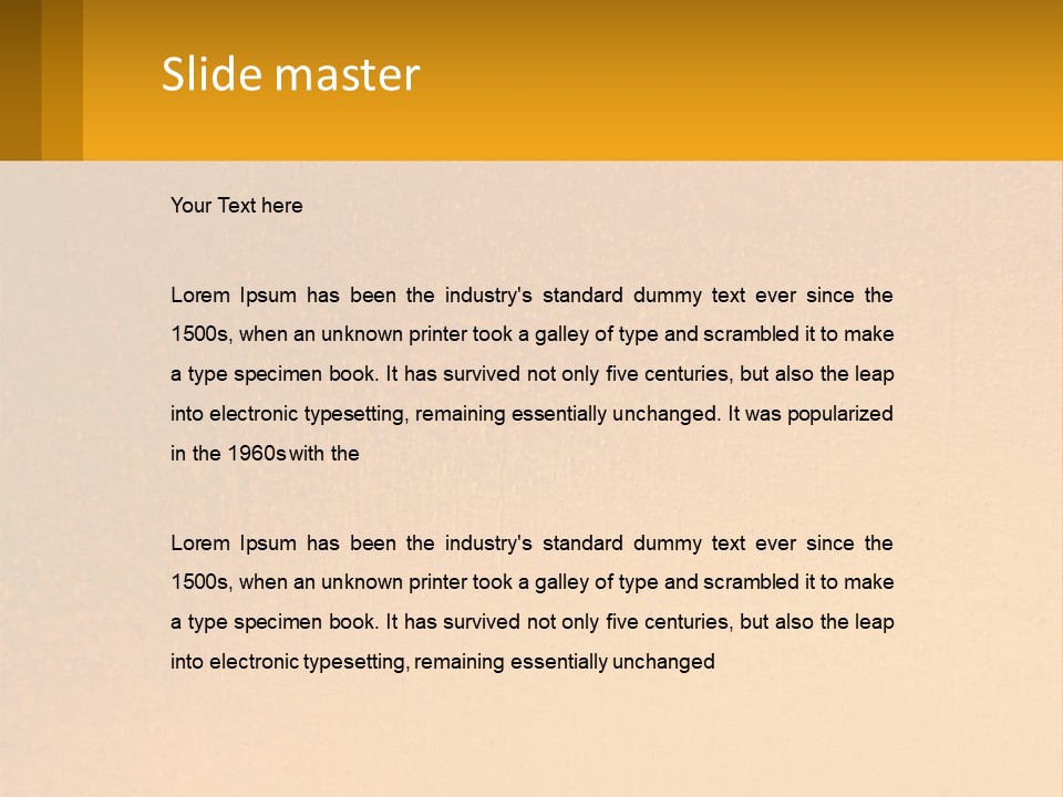 Metallic Background Screen PowerPoint Template