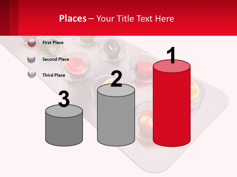 Capsule Illustration Apple PowerPoint Template