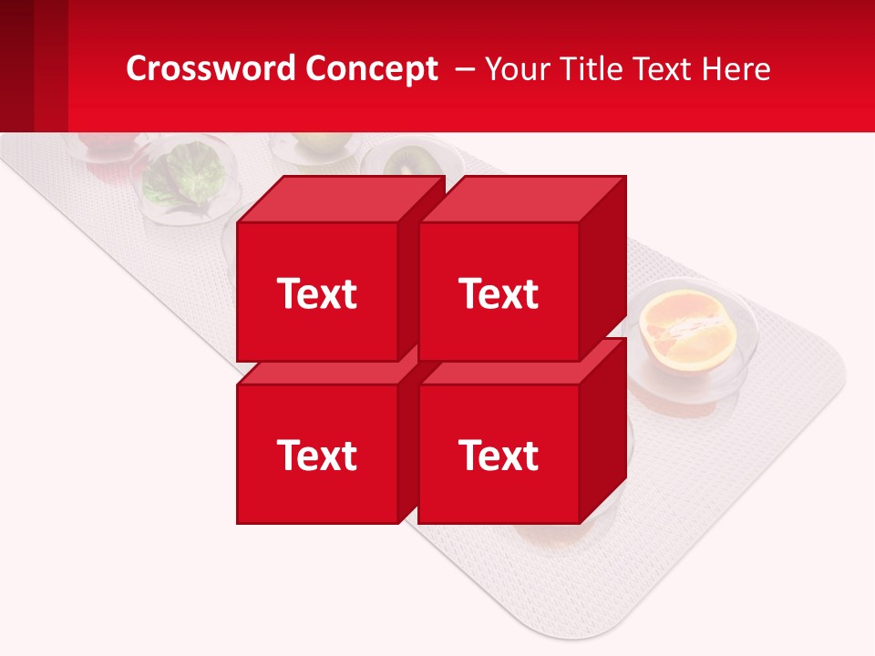 Capsule Illustration Apple PowerPoint Template