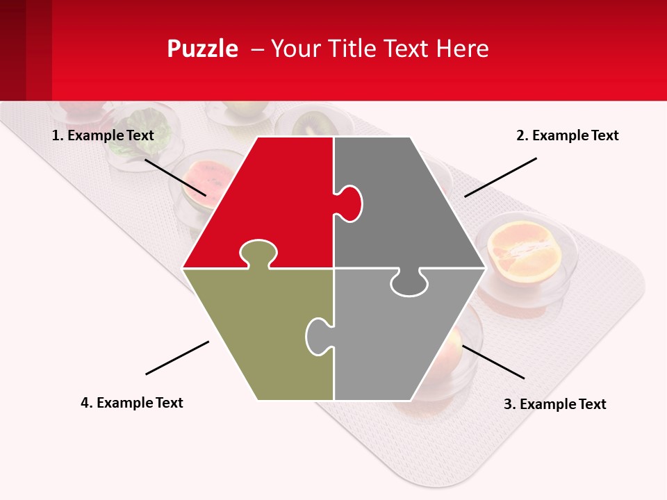 Capsule Illustration Apple PowerPoint Template