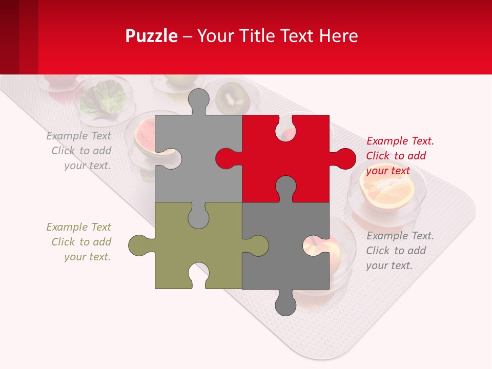 Capsule Illustration Apple PowerPoint Template