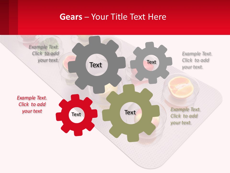 Capsule Illustration Apple PowerPoint Template