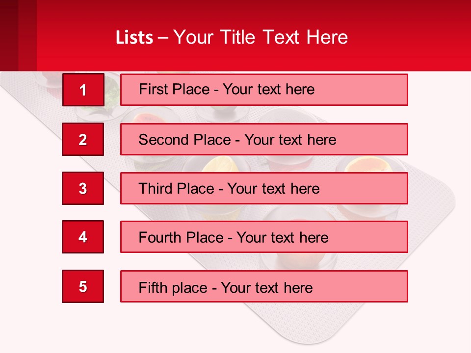 Capsule Illustration Apple PowerPoint Template