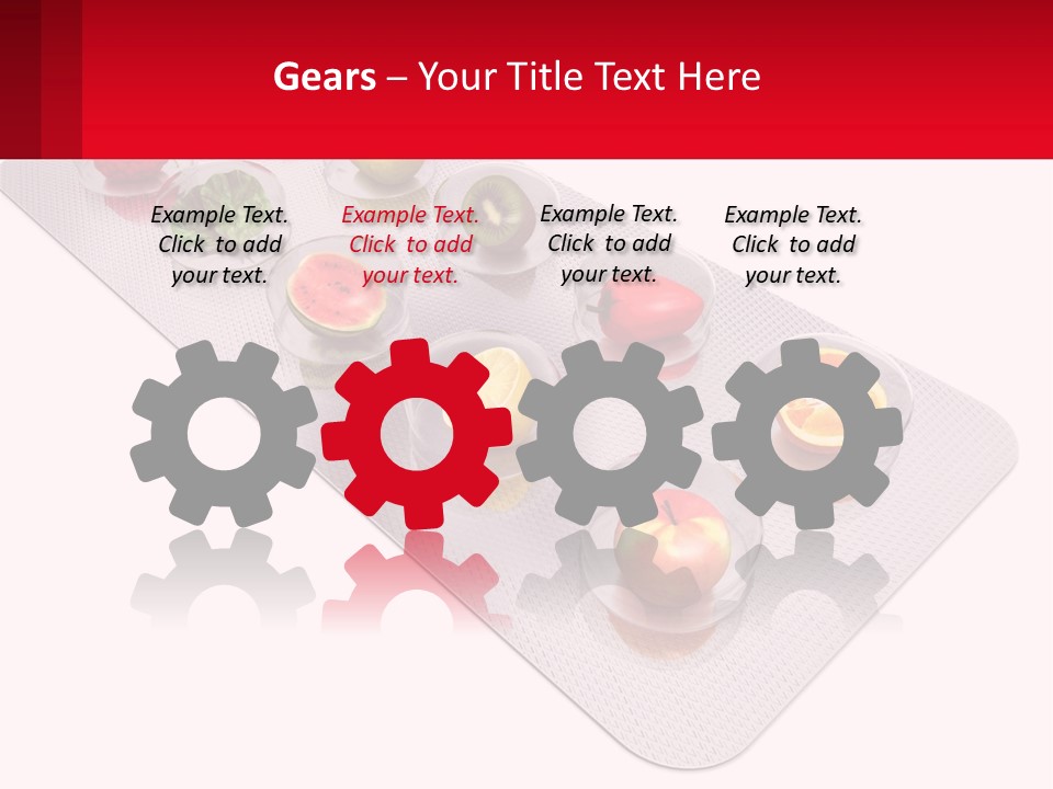 Capsule Illustration Apple PowerPoint Template