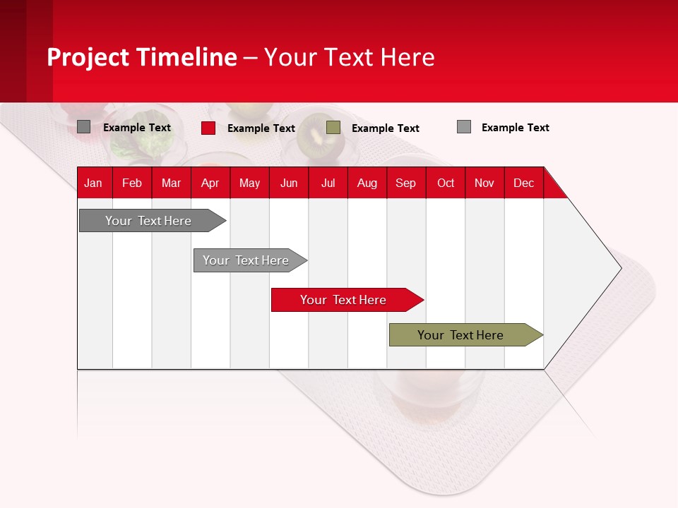 Capsule Illustration Apple PowerPoint Template