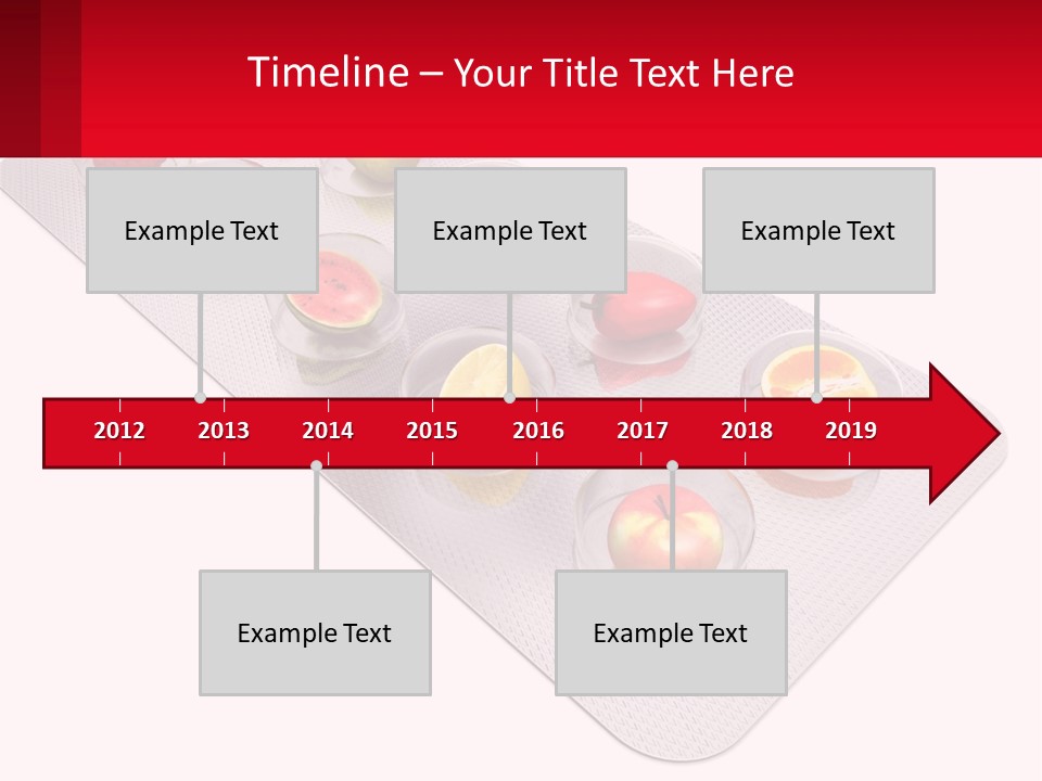 Capsule Illustration Apple PowerPoint Template