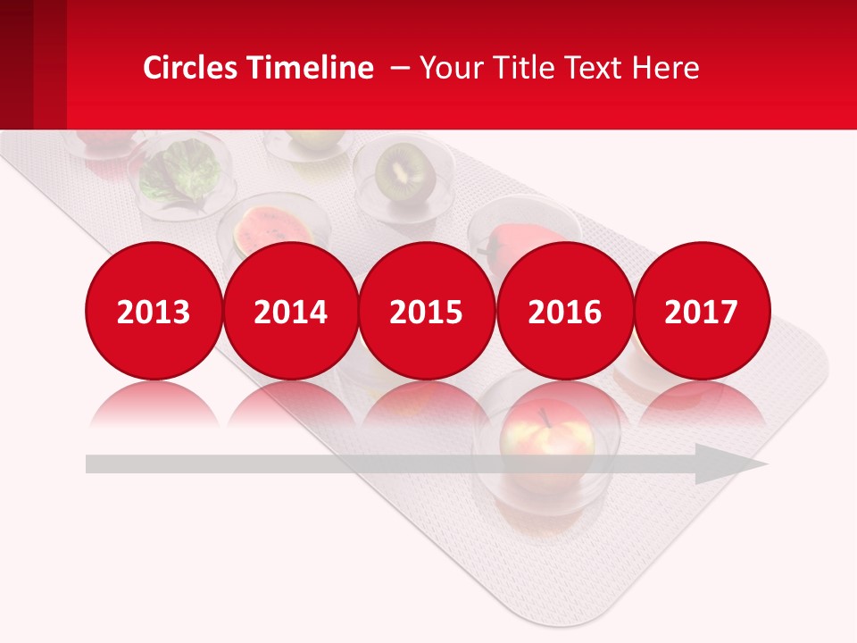 Capsule Illustration Apple PowerPoint Template