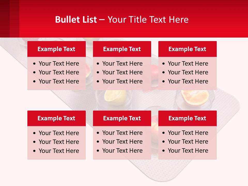 Capsule Illustration Apple PowerPoint Template