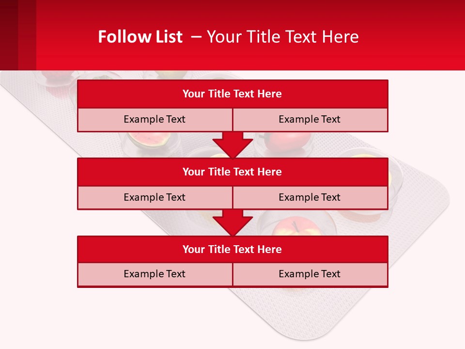 Capsule Illustration Apple PowerPoint Template
