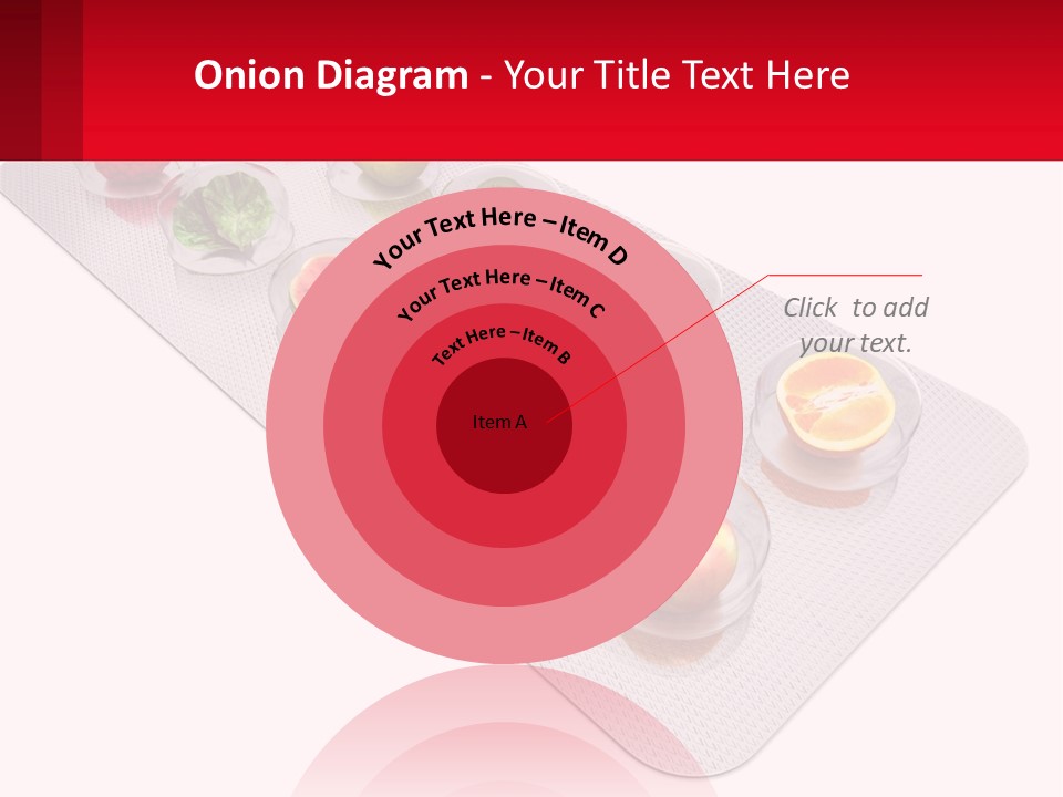 Capsule Illustration Apple PowerPoint Template