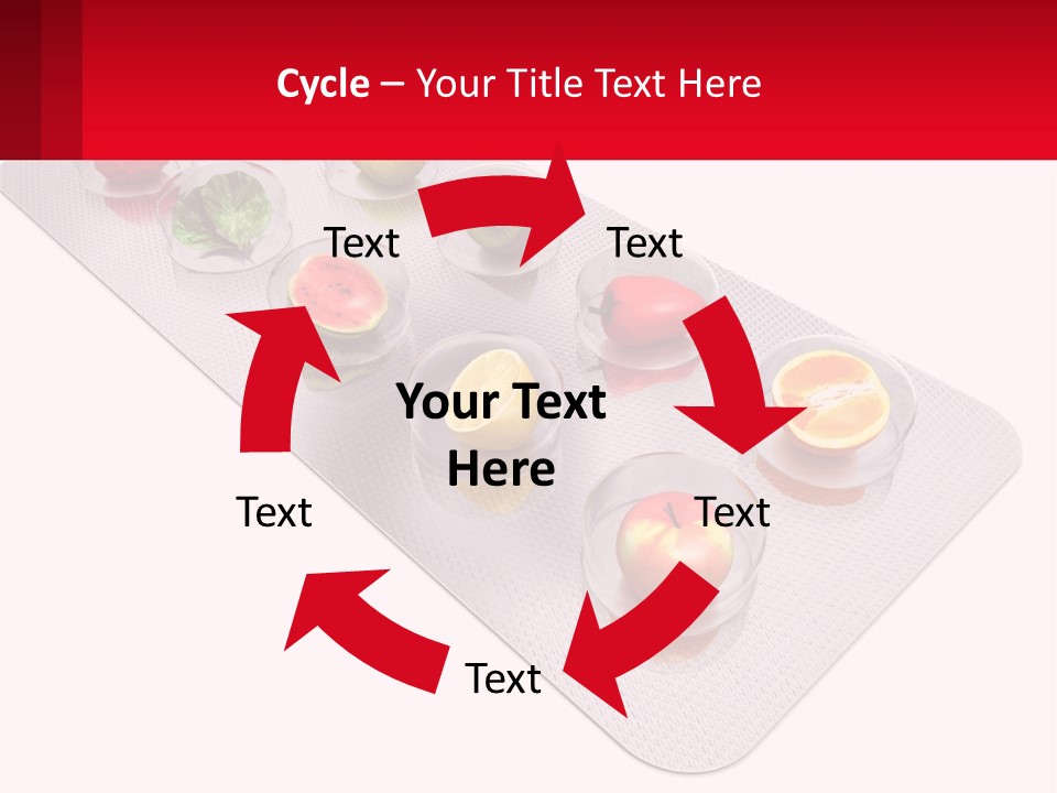 Capsule Illustration Apple PowerPoint Template