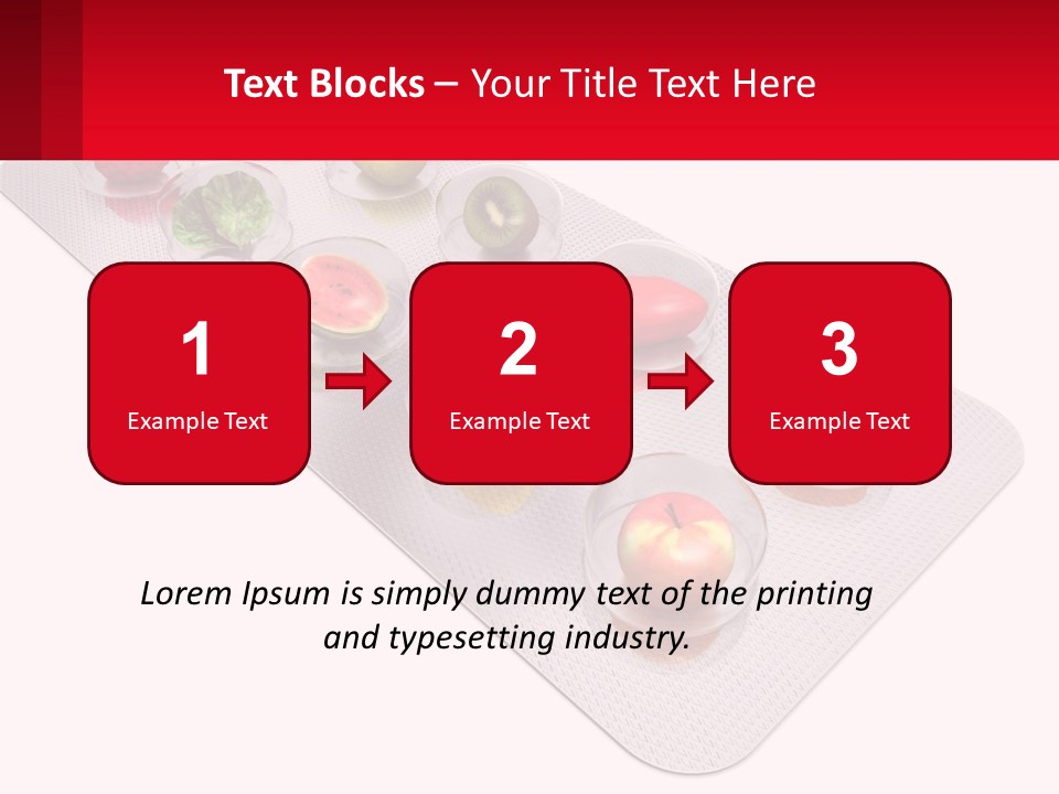 Capsule Illustration Apple PowerPoint Template