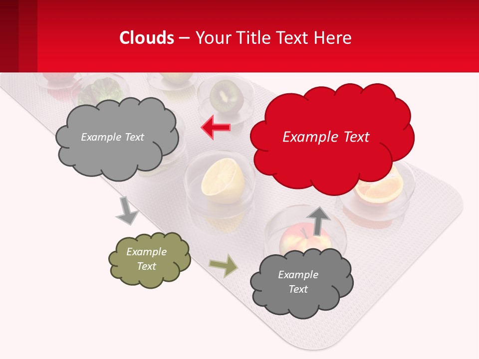 Capsule Illustration Apple PowerPoint Template