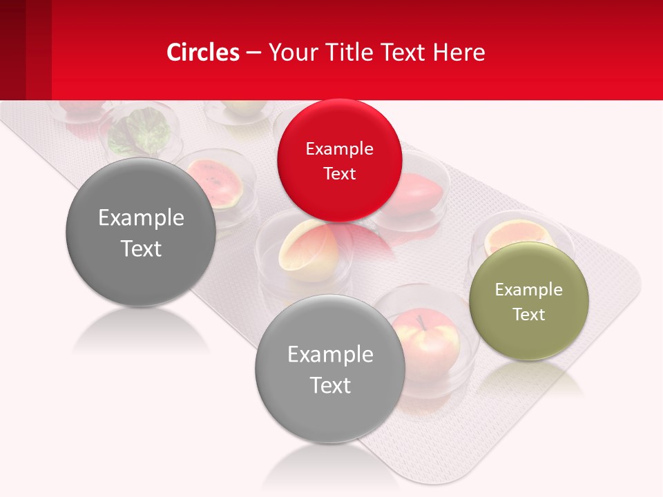 Capsule Illustration Apple PowerPoint Template