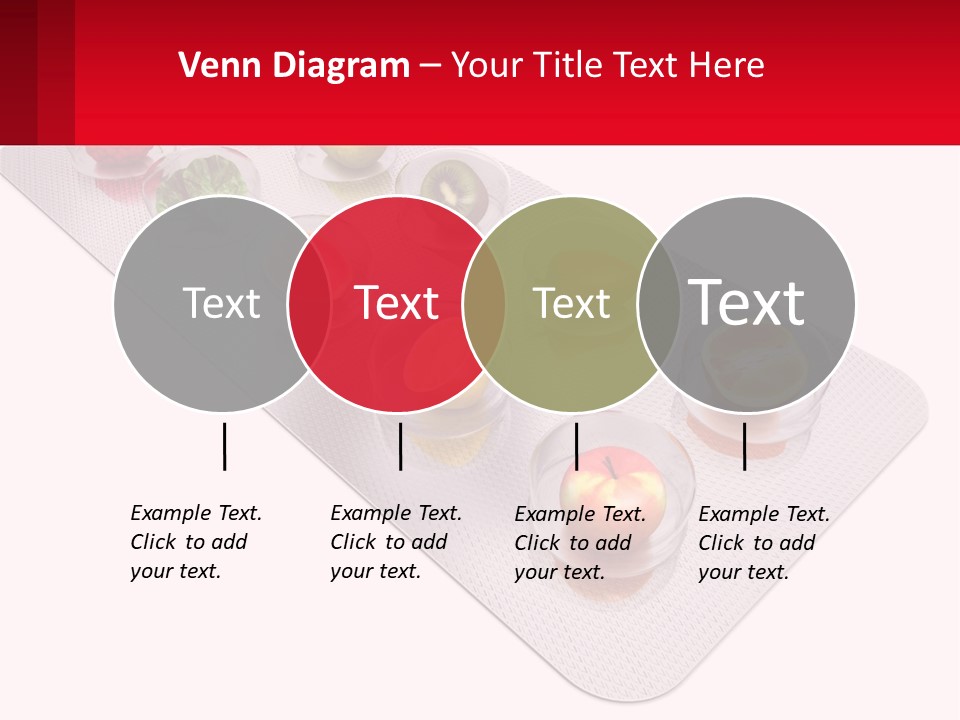 Capsule Illustration Apple PowerPoint Template