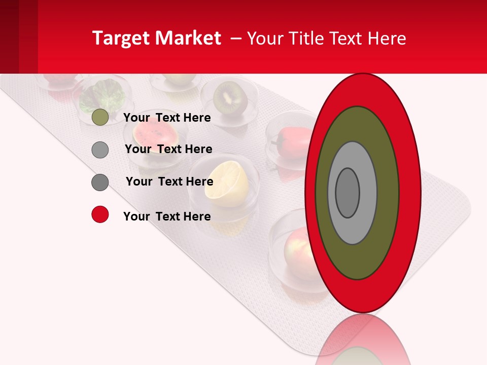 Capsule Illustration Apple PowerPoint Template