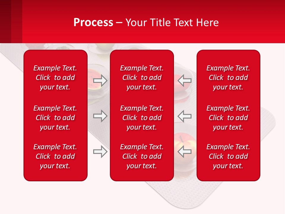 Capsule Illustration Apple PowerPoint Template