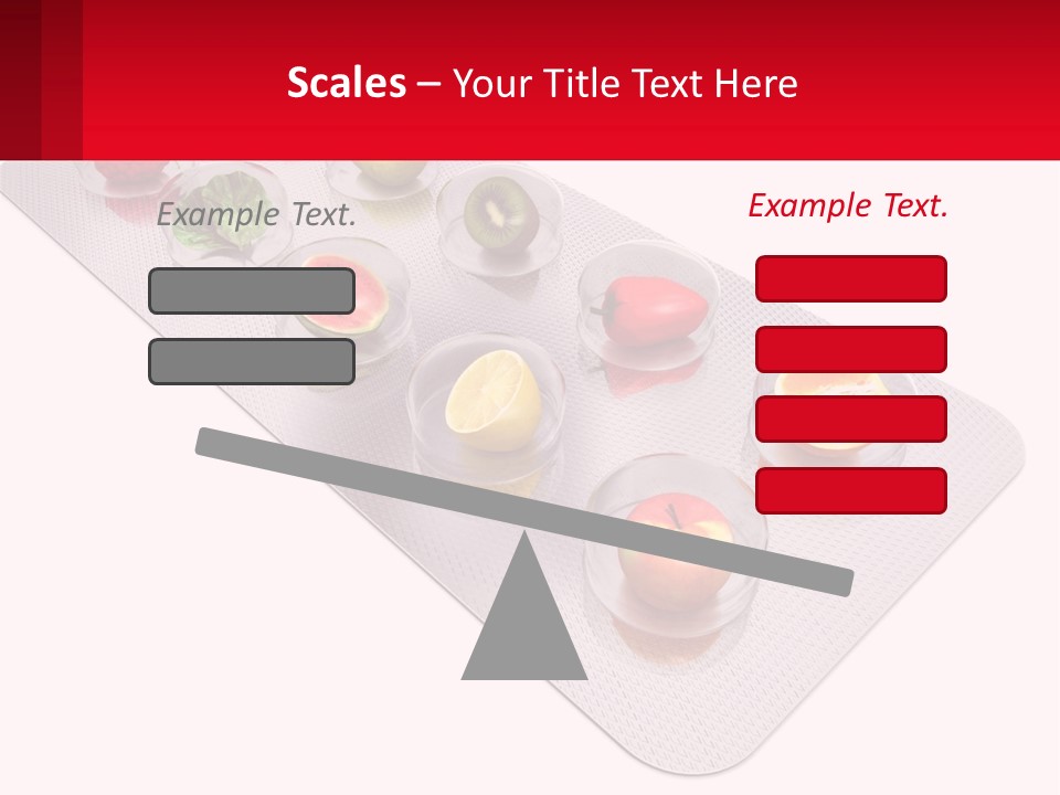 Capsule Illustration Apple PowerPoint Template