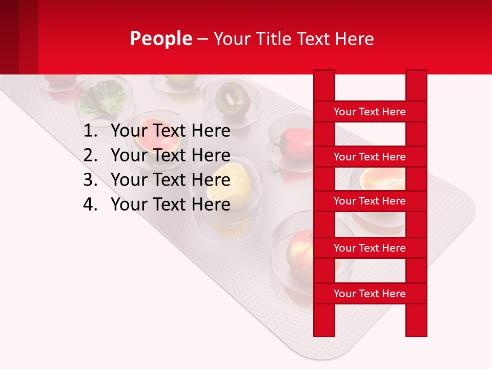 Capsule Illustration Apple PowerPoint Template