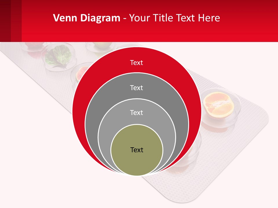 Capsule Illustration Apple PowerPoint Template