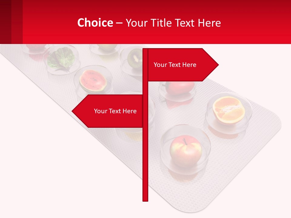 Capsule Illustration Apple PowerPoint Template