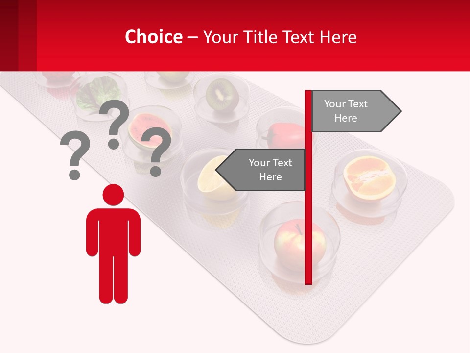 Capsule Illustration Apple PowerPoint Template