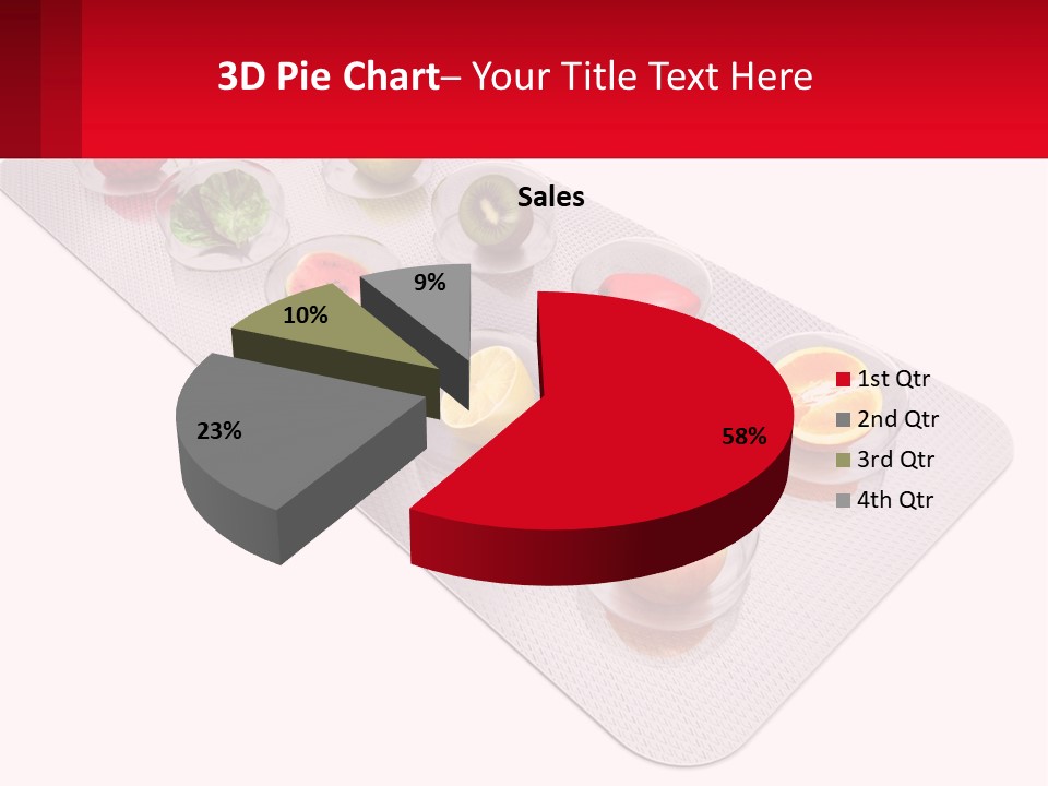 Capsule Illustration Apple PowerPoint Template