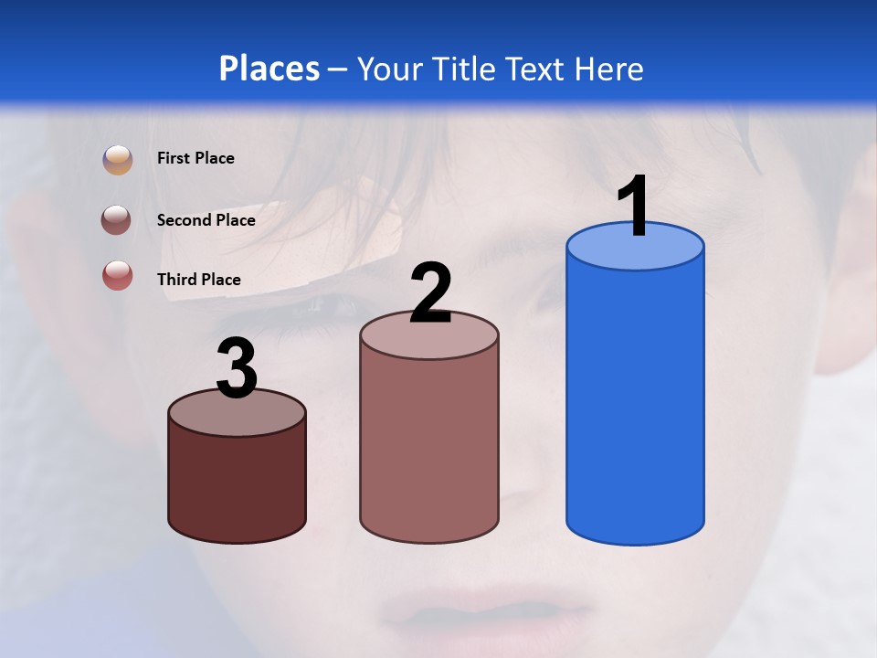 Wound Hurt Kid PowerPoint Template