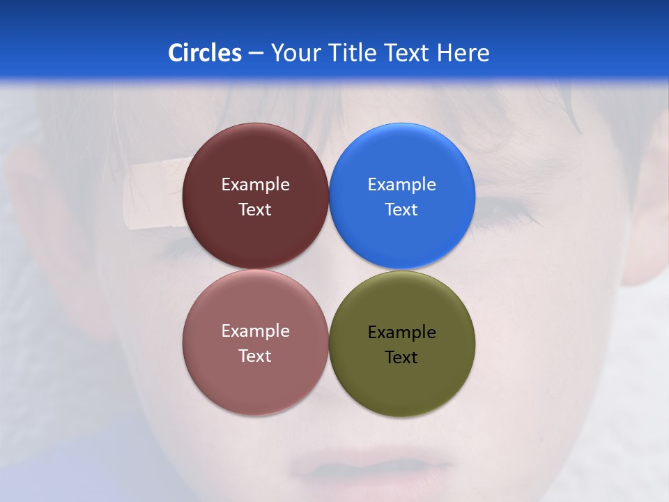 Wound Hurt Kid PowerPoint Template