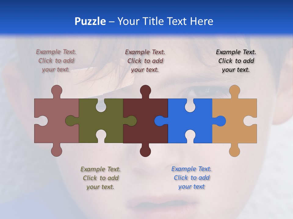 Wound Hurt Kid PowerPoint Template