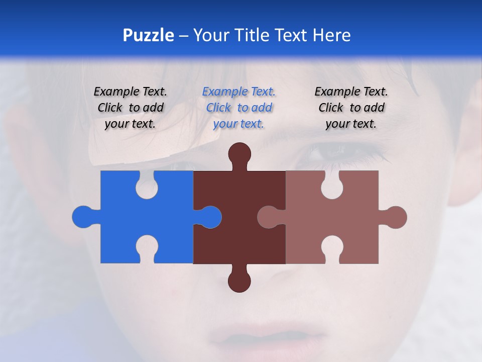 Wound Hurt Kid PowerPoint Template