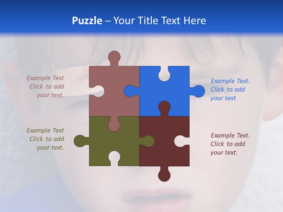 Wound Hurt Kid PowerPoint Template