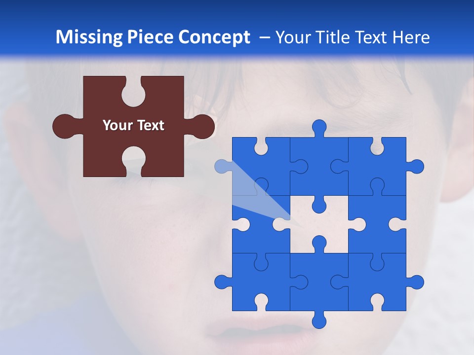 Wound Hurt Kid PowerPoint Template
