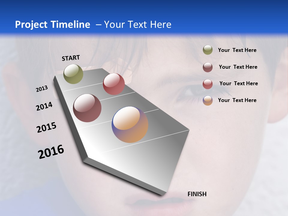 Wound Hurt Kid PowerPoint Template