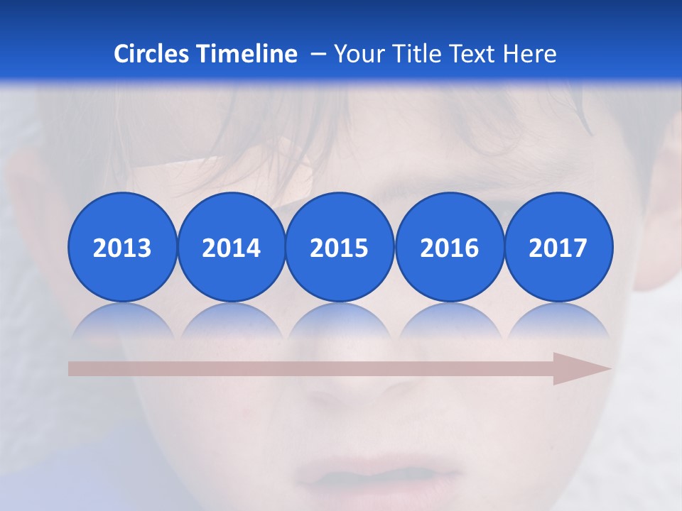 Wound Hurt Kid PowerPoint Template