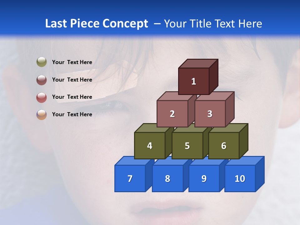 Wound Hurt Kid PowerPoint Template
