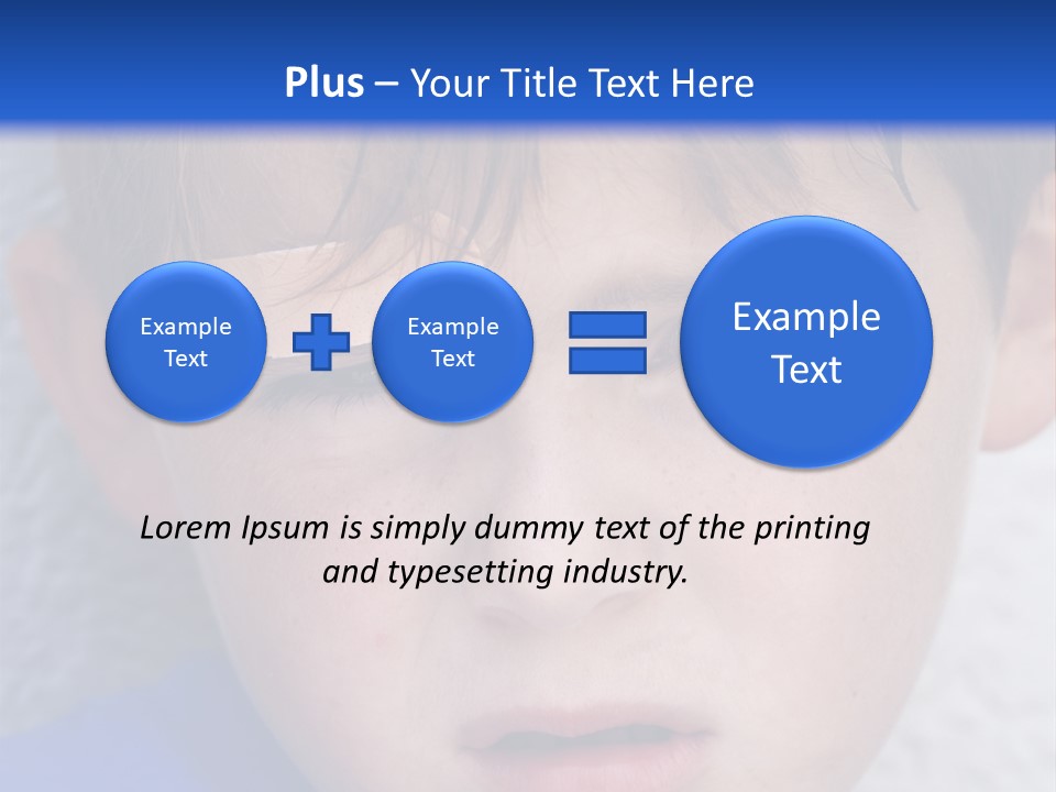 Wound Hurt Kid PowerPoint Template