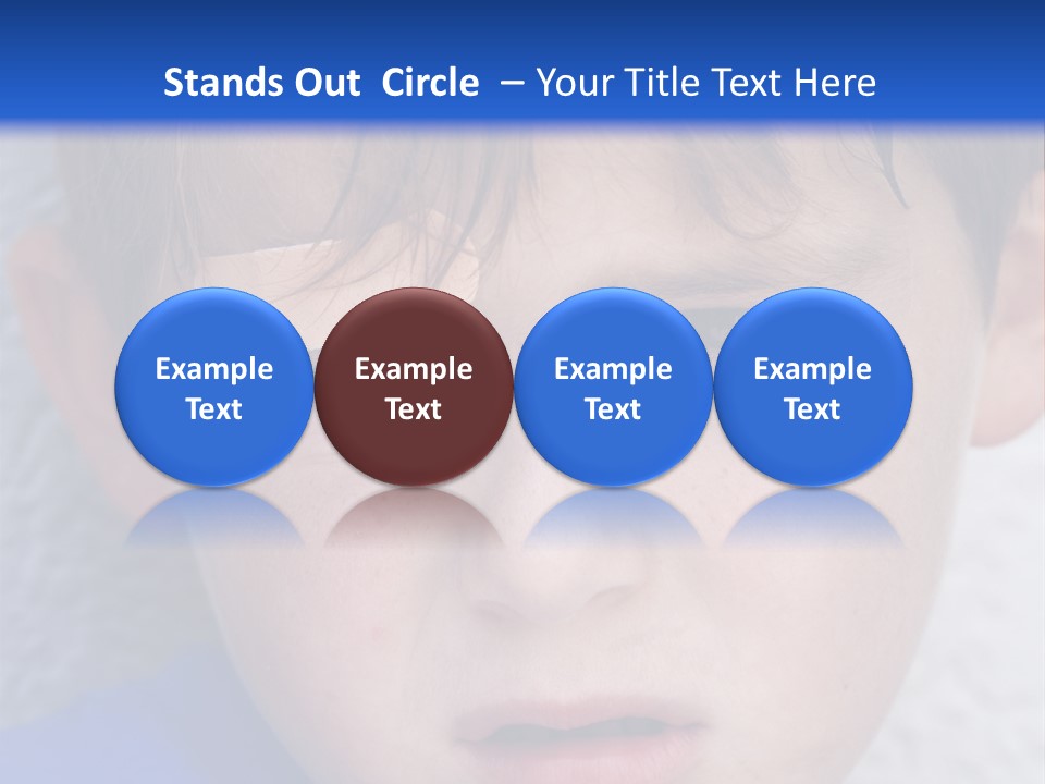 Wound Hurt Kid PowerPoint Template