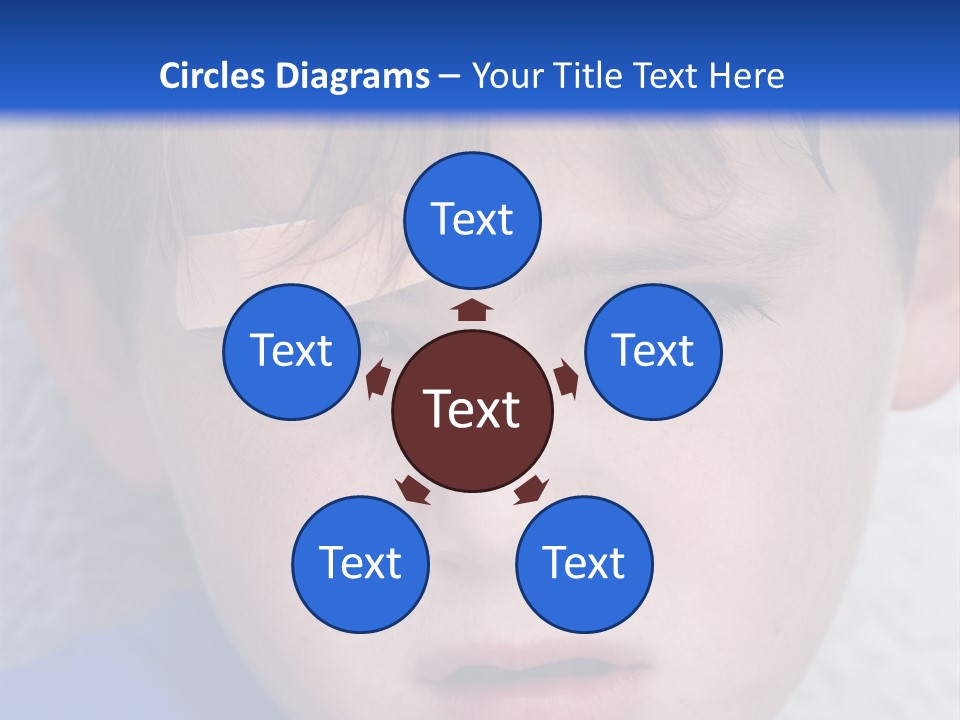 Wound Hurt Kid PowerPoint Template