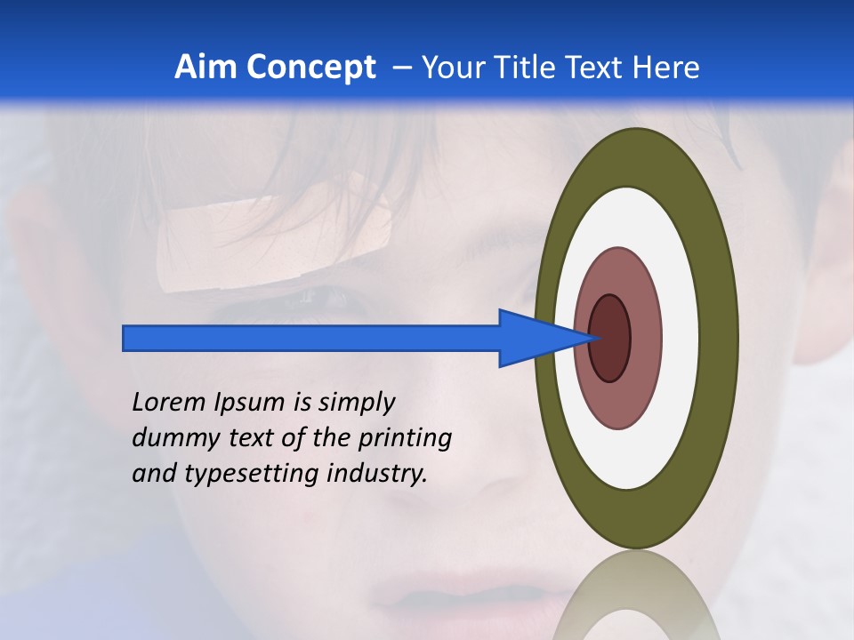 Wound Hurt Kid PowerPoint Template