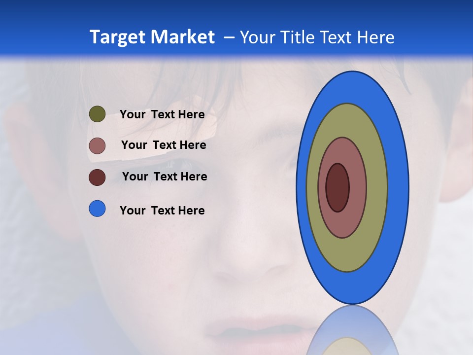 Wound Hurt Kid PowerPoint Template