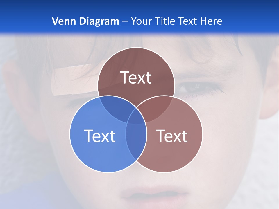 Wound Hurt Kid PowerPoint Template