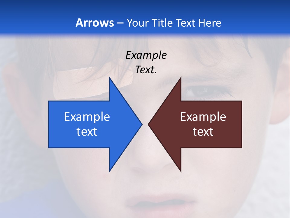 Wound Hurt Kid PowerPoint Template