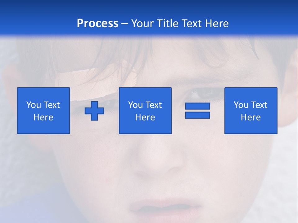 Wound Hurt Kid PowerPoint Template
